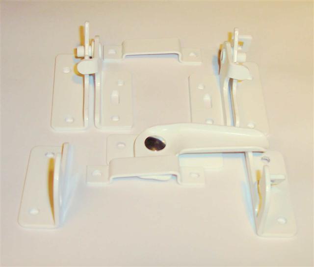 MMP Double Basement Hardware White Painted