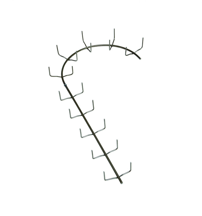 18″ Clamp Candy Cane Right Hand