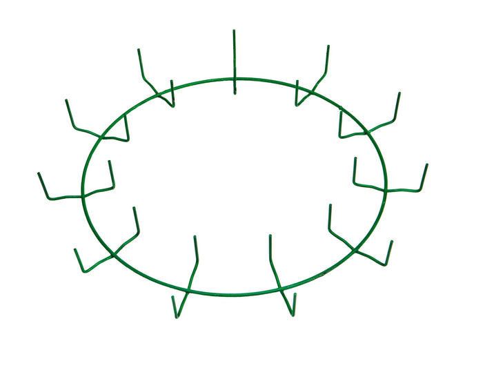 12″ Green Clamp Ring – 11 Clips