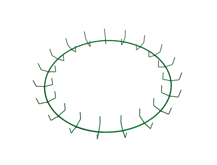 20″ Green Clamp Ring – 19 Clips