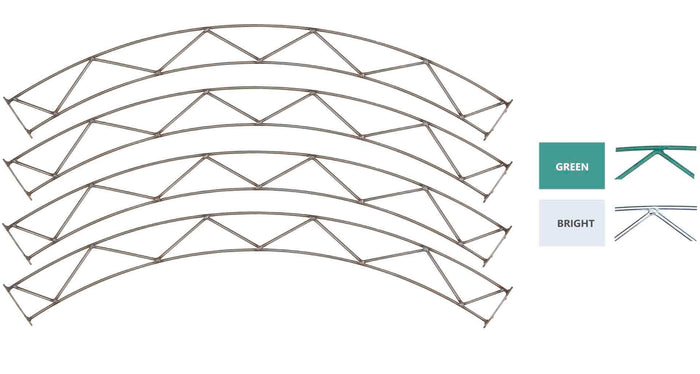 Double Rail, Build-it-Yourself, 60", GREEN