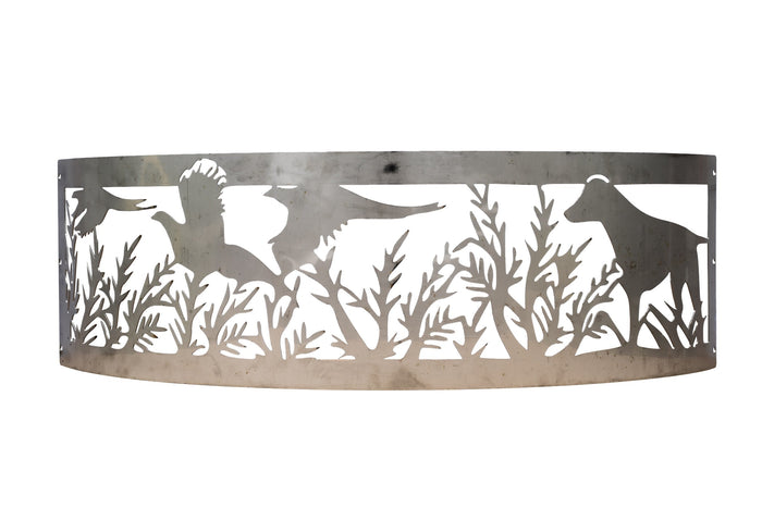 Wilderness Upland Fire Ring - laser cut steel fire ring made in USA
