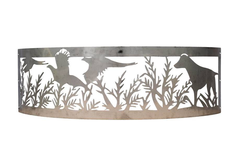 Wilderness Upland Fire Ring - laser cut steel fire ring made in USA